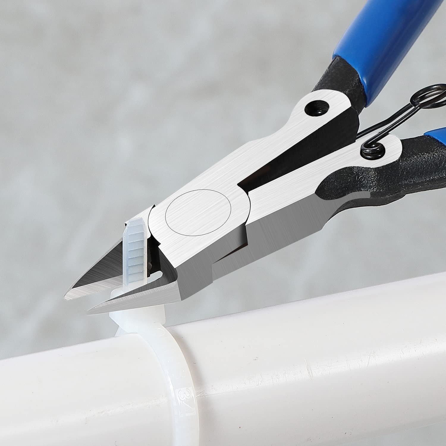 -330 Wire Flush Cutters (Pack of 5), Precision Electronic Model Sprue Wire Clippers Cutter, Blue